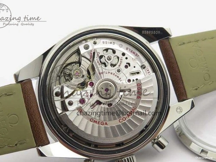 1221 Speedmaster ’57 Co-Axial OMF 1:1 Best Edition White Dial Silver Markers A9300 (Free Leather Strap) Efficient 8133